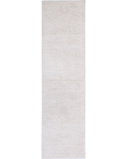 Serenity 2' 6" X 9' 8" Hand Knotted Wool Rug 2' 6" X 9' 8" (76 X 295) / Ivory / Wool
