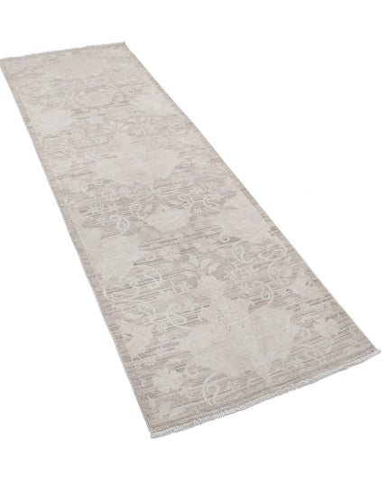 Serenity 2' 6" X 7' 11" Hand Knotted Wool Rug 2' 6" X 7' 11" (76 X 241) / Brown / Wool