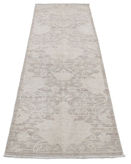 Serenity 2' 6" X 7' 11" Hand Knotted Wool Rug 2' 6" X 7' 11" (76 X 241) / Brown / Wool