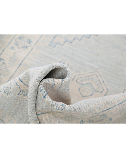 Serenity 3' 0" X 4' 8" Hand Knotted Wool Rug 3' 0" X 4' 8" (91 X 142) / Blue / Wool