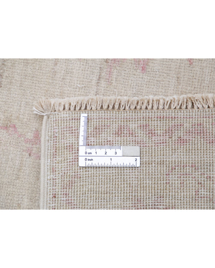 Serenity 3' 10" X 5' 9" Hand Knotted Wool Rug 3' 10" X 5' 9" (117 X 175) / Ivory / Wool