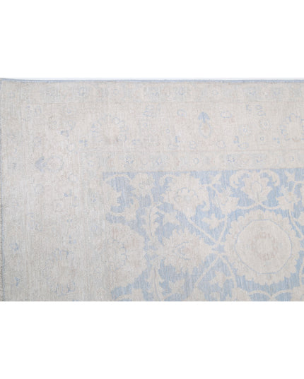Serenity 6' 0" X 8' 7" Hand Knotted Wool Rug 6' 0" X 8' 7" (183 X 262) / Blue / Wool