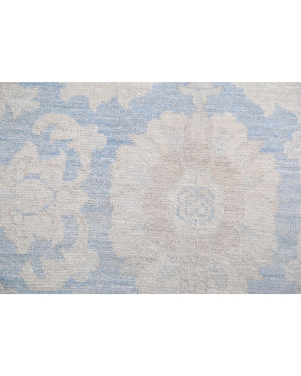 Serenity 6' 0" X 8' 7" Hand Knotted Wool Rug 6' 0" X 8' 7" (183 X 262) / Blue / Wool