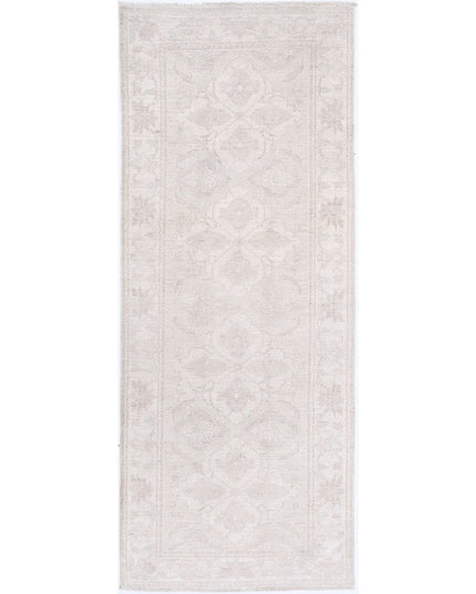 Serenity 2' 5" X 6' 3" Hand Knotted Wool Rug 2' 5" X 6' 3" (74 X 191) / Ivory / Wool