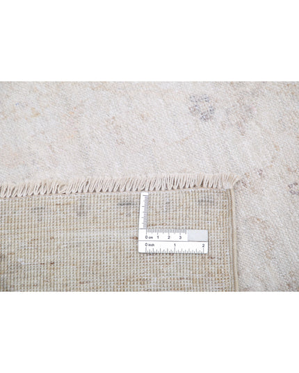 Serenity 2' 5" X 9' 5" Hand Knotted Wool Rug 2' 5" X 9' 5" (74 X 287) / Ivory / Wool