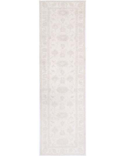 Serenity 2' 6" X 9' 7" Hand Knotted Wool Rug 2' 6" X 9' 7" (76 X 292) / Ivory / Wool