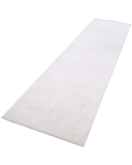 Serenity 3' 0" X 11' 0" Hand Knotted Wool Rug 3' 0" X 11' 0" (91 X 335) / Grey / Wool