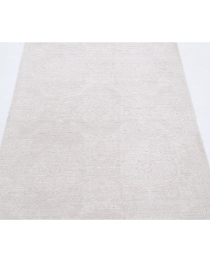 Serenity 3' 0" X 11' 0" Hand Knotted Wool Rug 3' 0" X 11' 0" (91 X 335) / Grey / Wool