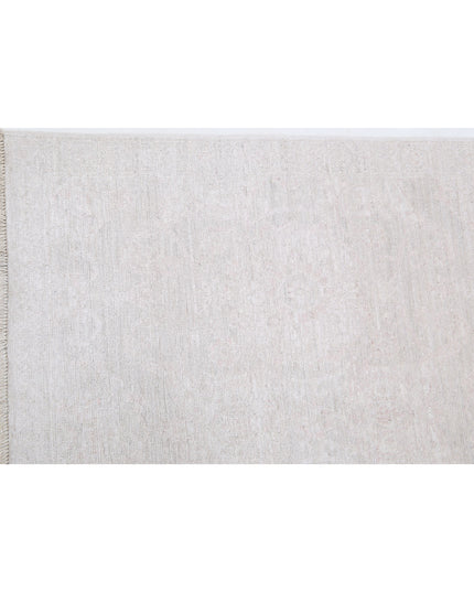 Serenity 3' 0" X 11' 0" Hand Knotted Wool Rug 3' 0" X 11' 0" (91 X 335) / Grey / Wool
