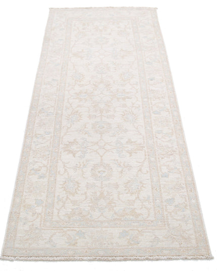 Serenity 2' 5" X 6' 4" Hand Knotted Wool Rug 2' 5" X 6' 4" (74 X 193) / Ivory / Wool
