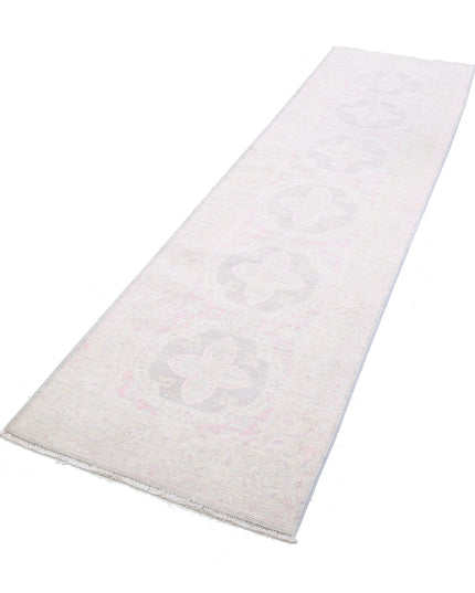 Serenity 2' 7" X 9' 9" Hand Knotted Wool Rug 2' 7" X 9' 9" (79 X 297) / Grey / Wool