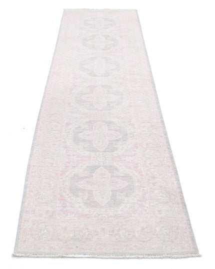 Serenity 2' 7" X 9' 9" Hand Knotted Wool Rug 2' 7" X 9' 9" (79 X 297) / Grey / Wool