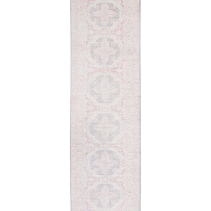 Serenity 2' 7" X 9' 9" Hand Knotted Wool Rug 2' 7" X 9' 9" (79 X 297) / Grey / Wool