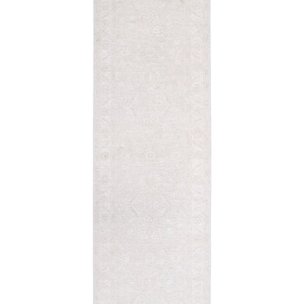 Serenity 2' 6" X 8' 2" Hand Knotted Wool Rug 2' 6" X 8' 2" (76 X 249) / Grey / Wool