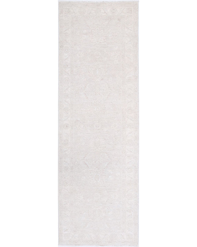 Serenity 2' 6" X 8' 2" Hand Knotted Wool Rug 2' 6" X 8' 2" (76 X 249) / Grey / Wool