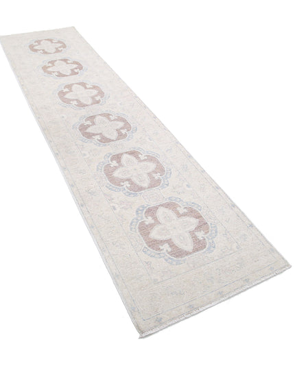 Serenity 2' 6" X 10' 0" Hand Knotted Wool Rug 2' 6" X 10' 0" (76 X 305) / Brown / Wool