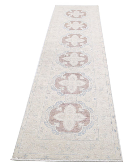 Serenity 2' 6" X 10' 0" Hand Knotted Wool Rug 2' 6" X 10' 0" (76 X 305) / Brown / Wool