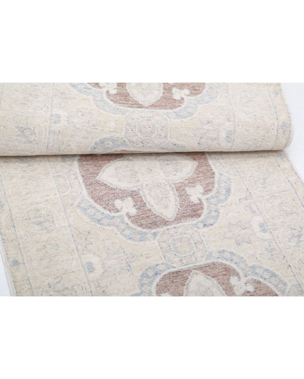 Serenity 2' 6" X 10' 0" Hand Knotted Wool Rug 2' 6" X 10' 0" (76 X 305) / Brown / Wool