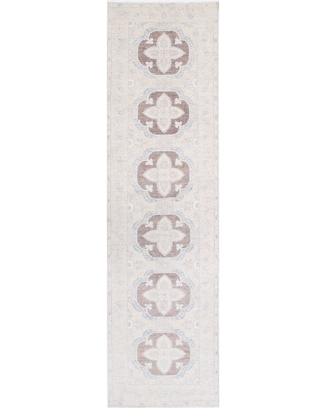 Serenity 2' 6" X 10' 0" Hand Knotted Wool Rug 2' 6" X 10' 0" (76 X 305) / Brown / Wool