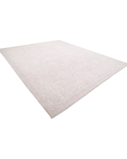 Serenity 12' 0" X 14' 3" Hand Knotted Wool Rug 12' 0" X 14' 3" (366 X 434) / Grey / Wool