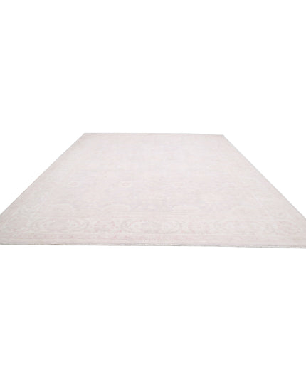 Serenity 12' 0" X 14' 3" Hand Knotted Wool Rug 12' 0" X 14' 3" (366 X 434) / Grey / Wool