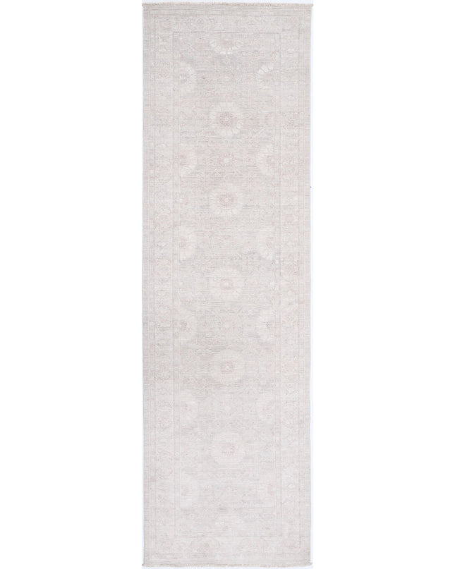 Serenity 2' 9" X 10' 2" Hand Knotted Wool Rug 2' 9" X 10' 2" (84 X 310) / Grey / Wool