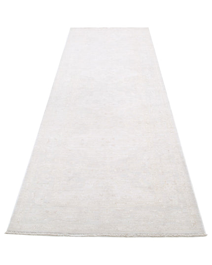 Serenity 3' 3" X 10' 2" Hand Knotted Wool Rug 3' 3" X 10' 2" (99 X 310) / Grey / Wool