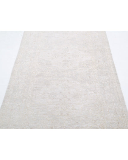 Serenity 3' 3" X 10' 2" Hand Knotted Wool Rug 3' 3" X 10' 2" (99 X 310) / Grey / Wool
