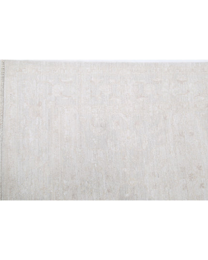Serenity 3' 3" X 10' 2" Hand Knotted Wool Rug 3' 3" X 10' 2" (99 X 310) / Grey / Wool
