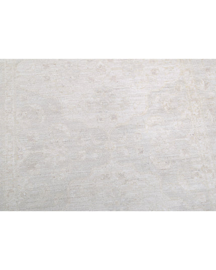 Serenity 3' 3" X 10' 2" Hand Knotted Wool Rug 3' 3" X 10' 2" (99 X 310) / Grey / Wool