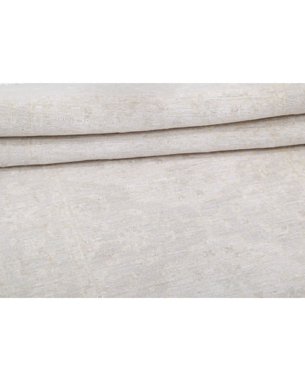 Serenity 3' 3" X 10' 2" Hand Knotted Wool Rug 3' 3" X 10' 2" (99 X 310) / Grey / Wool