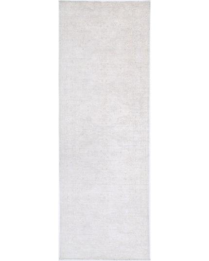 Serenity 3' 3" X 10' 2" Hand Knotted Wool Rug 3' 3" X 10' 2" (99 X 310) / Grey / Wool