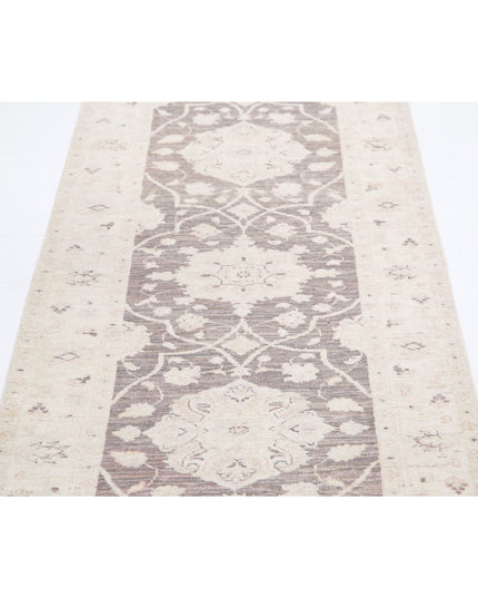 Serenity 2' 8" X 9' 5" Hand Knotted Wool Rug 2' 8" X 9' 5" (81 X 287) / Brown / Wool