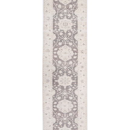 Serenity 2' 8" X 9' 5" Hand Knotted Wool Rug 2' 8" X 9' 5" (81 X 287) / Brown / Wool