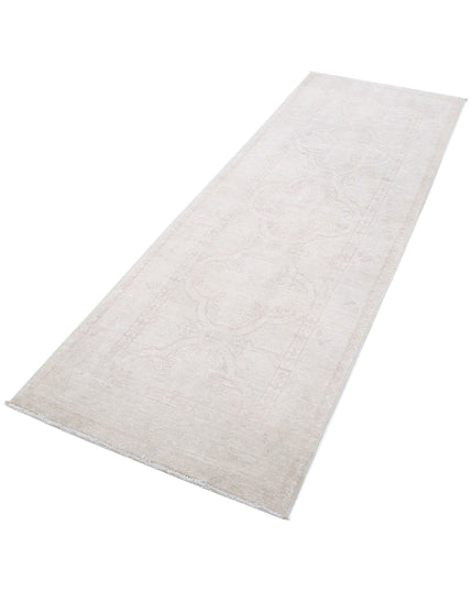 Serenity 2' 8" X 8' 0" Hand Knotted Wool Rug 2' 8" X 8' 0" (81 X 244) / Ivory / Wool
