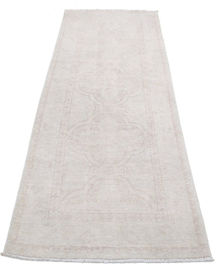 Serenity 2' 8" X 8' 0" Hand Knotted Wool Rug 2' 8" X 8' 0" (81 X 244) / Ivory / Wool