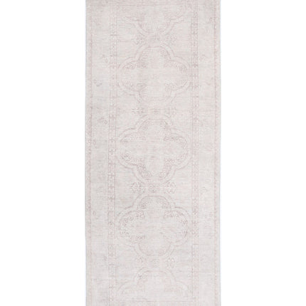 Serenity 2' 8" X 8' 0" Hand Knotted Wool Rug 2' 8" X 8' 0" (81 X 244) / Ivory / Wool