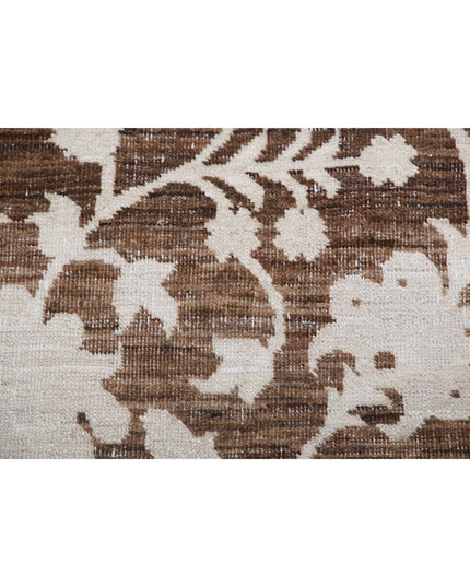 Serenity 8' 11" X 11' 8" Hand Knotted Wool Rug 8' 11" X 11' 8" (272 X 356) / Brown / Wool