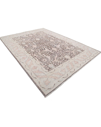 Serenity 8' 8" X 11' 5" Hand Knotted Wool Rug 8' 8" X 11' 5" (264 X 348) / Taupe / Wool