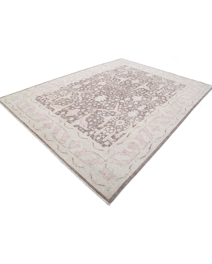 Serenity 8' 8" X 11' 5" Hand Knotted Wool Rug 8' 8" X 11' 5" (264 X 348) / Taupe / Wool