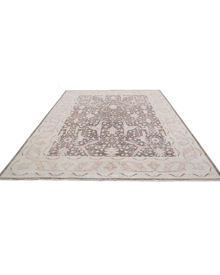 Serenity 8' 8" X 11' 5" Hand Knotted Wool Rug 8' 8" X 11' 5" (264 X 348) / Taupe / Wool