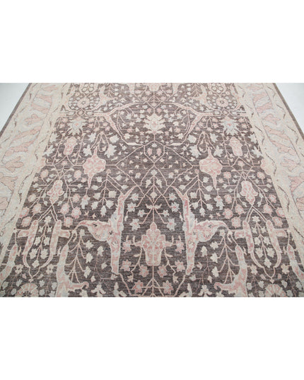 Serenity 8' 8" X 11' 5" Hand Knotted Wool Rug 8' 8" X 11' 5" (264 X 348) / Taupe / Wool