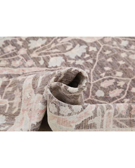 Serenity 8' 8" X 11' 5" Hand Knotted Wool Rug 8' 8" X 11' 5" (264 X 348) / Taupe / Wool