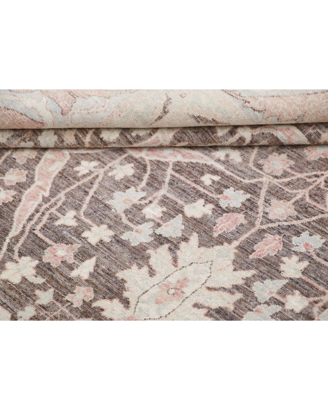 Serenity 8' 8" X 11' 5" Hand Knotted Wool Rug 8' 8" X 11' 5" (264 X 348) / Taupe / Wool