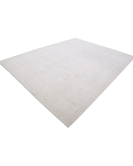 Serenity 8' 9" X 11' 3" Hand Knotted Wool Rug 8' 9" X 11' 3" (267 X 343) / Ivory / Wool