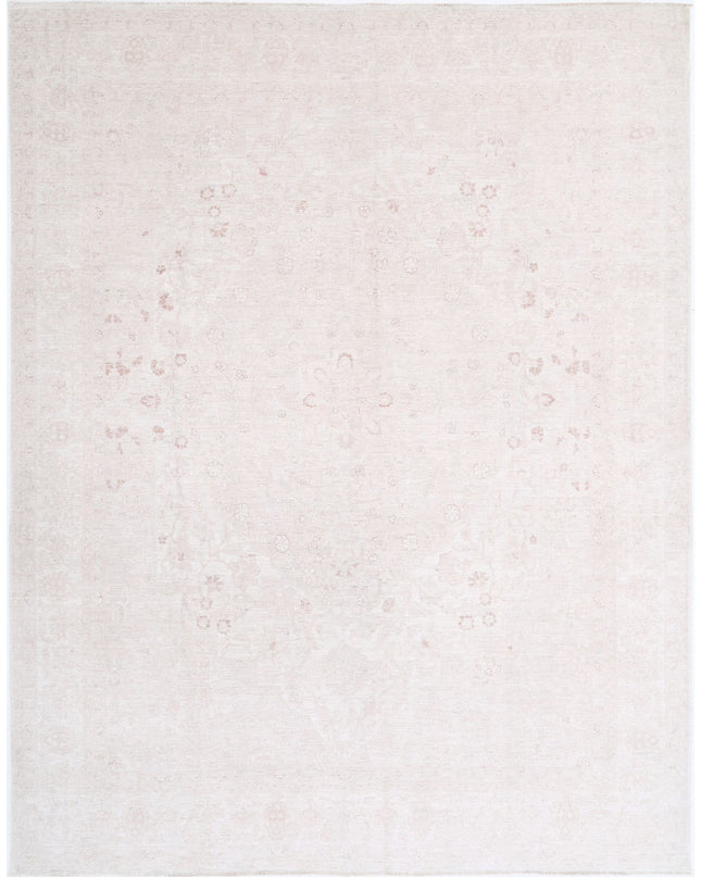 Serenity 8' 9" X 11' 3" Hand Knotted Wool Rug 8' 9" X 11' 3" (267 X 343) / Ivory / Wool