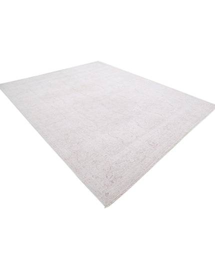 Serenity 9' 1" X 11' 2" Hand Knotted Wool Rug 9' 1" X 11' 2" (277 X 340) / Ivory / Wool