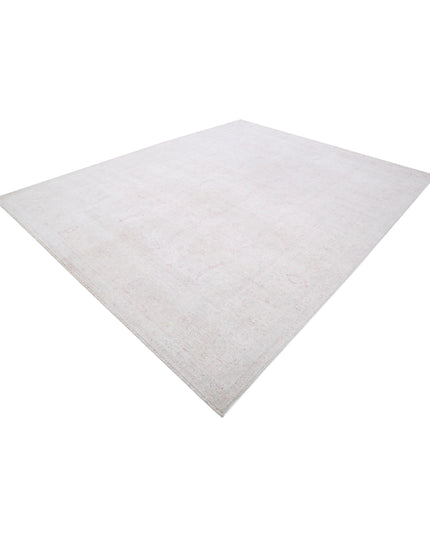 Serenity 9' 1" X 11' 2" Hand Knotted Wool Rug 9' 1" X 11' 2" (277 X 340) / Ivory / Wool
