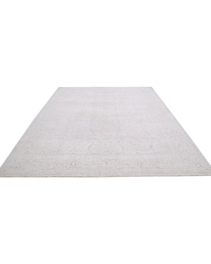 Serenity 9' 1" X 11' 2" Hand Knotted Wool Rug 9' 1" X 11' 2" (277 X 340) / Ivory / Wool