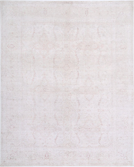 Serenity 9' 1" X 11' 2" Hand Knotted Wool Rug 9' 1" X 11' 2" (277 X 340) / Ivory / Wool